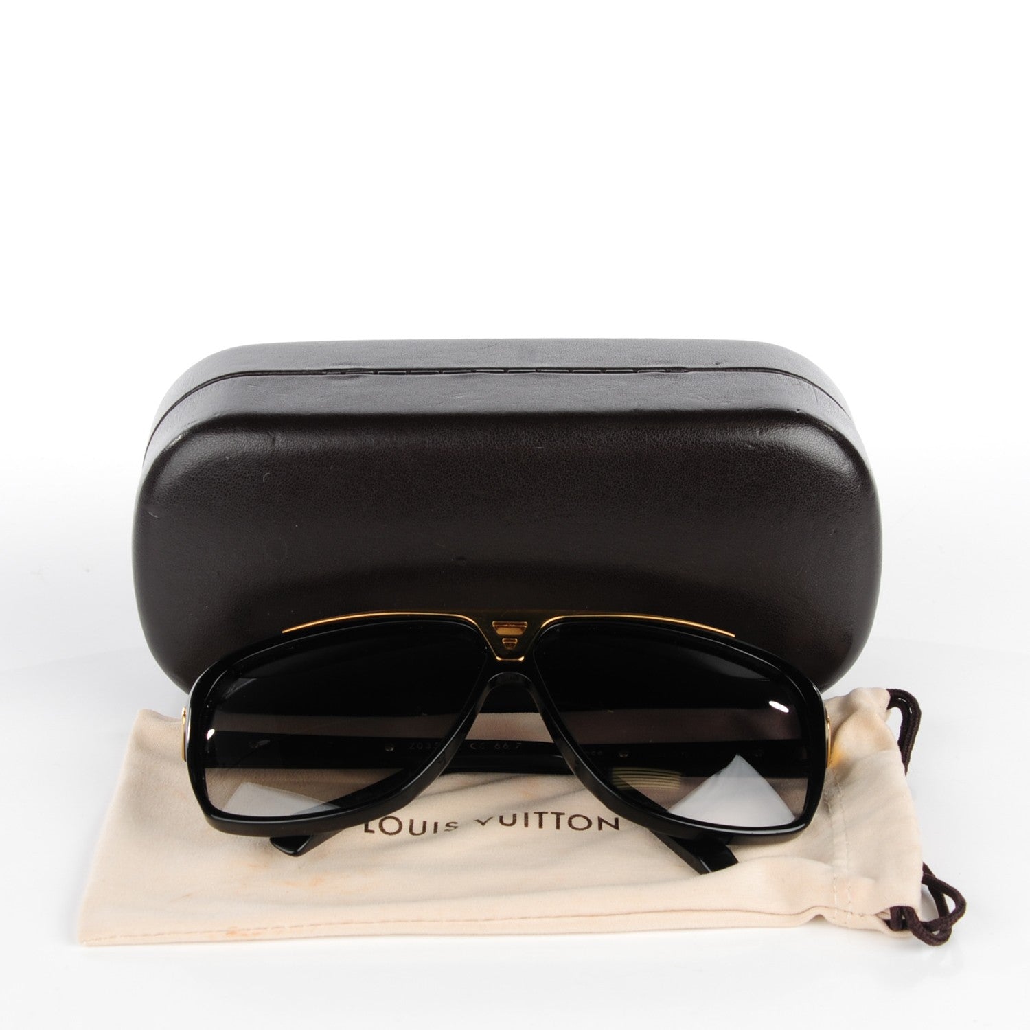 Louis Vuitton Evidence Sunglasses Z0350W Black 7 of 7