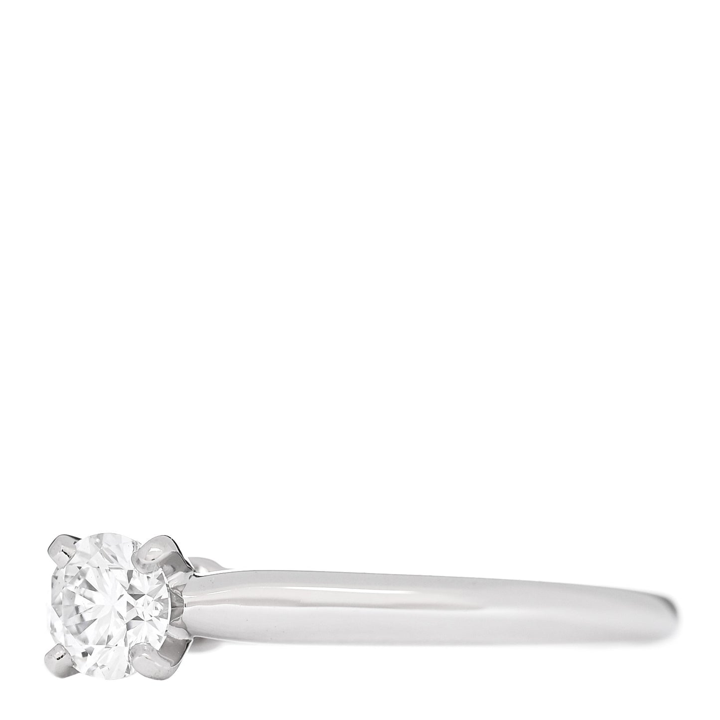 Platinum Diamond .21ct Solitaire 1895 Engagement Ring 47 4.25