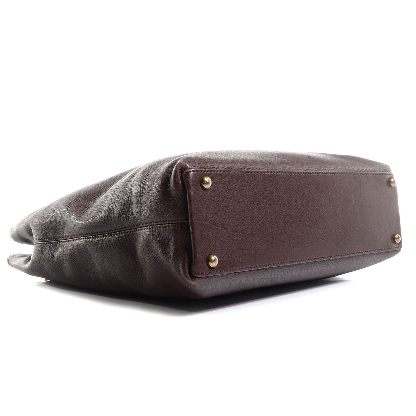 Deerskin Shoulder Bag Brown