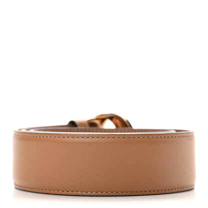 Gucci Calfskin Interlocking G 37mm Belt 75 30 Camelia 2 of 7