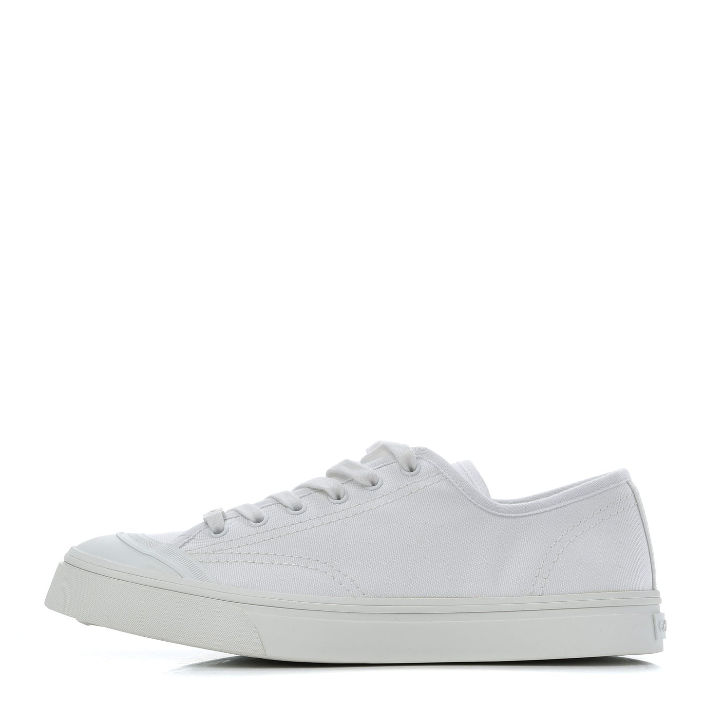 Fabric Low Top Sneakers 42 White