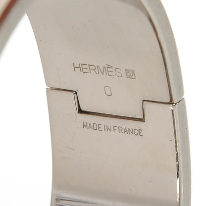 Hermes Enamel Wide Clic Clac H Bracelet PM White 5 of 5