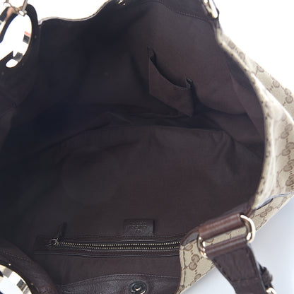 Gucci Monogram Medium Charlotte Hobo Brown 4 of 8