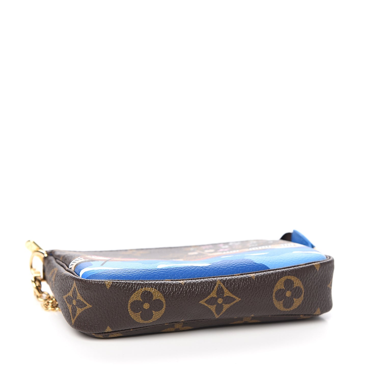 Monogram 2019 Christmas Animation Mini Venice Pochette Accessories Blue