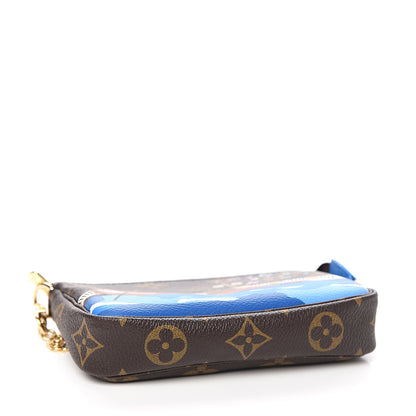 Louis Vuitton Monogram 2019 Christmas Animation Mini Venice Pochette Accessories Blue 3 of 9