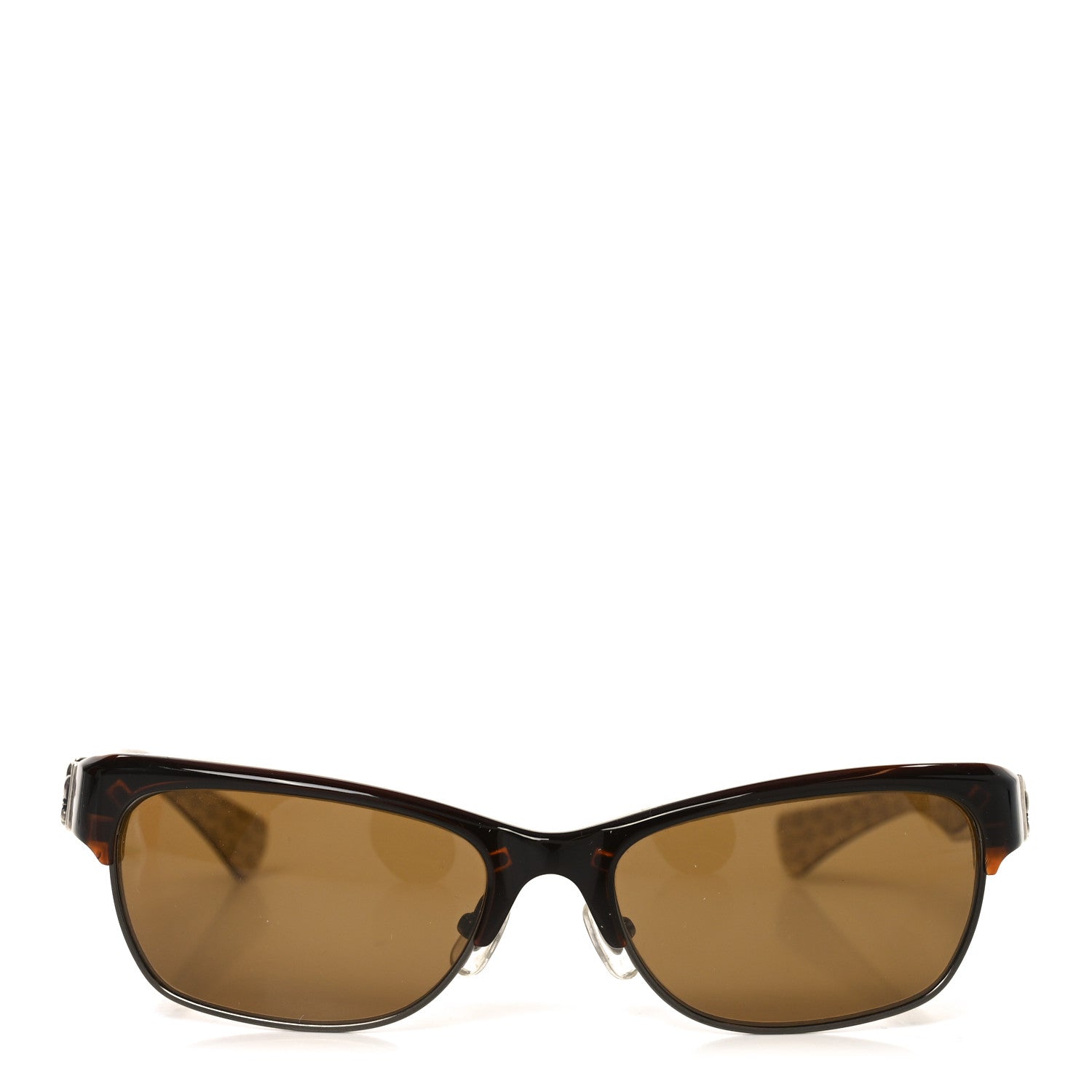 Chrome Hearts Acetate Love Glove Sunglasses Brown 2 of 6
