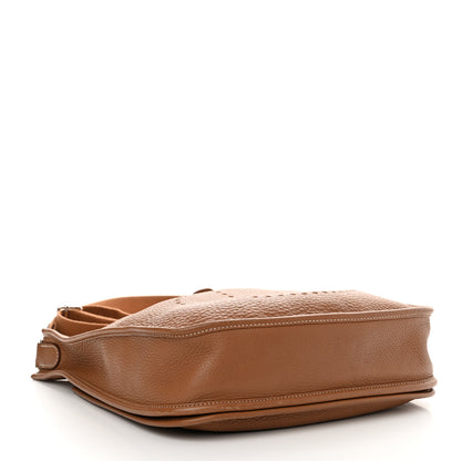 Hermes Taurillon Clemence Evelyne II PM Gold 4 of 18