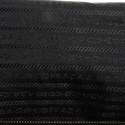 Prada Saffiano Lux Medium Double Zip Tote Nero Black 9 of 10