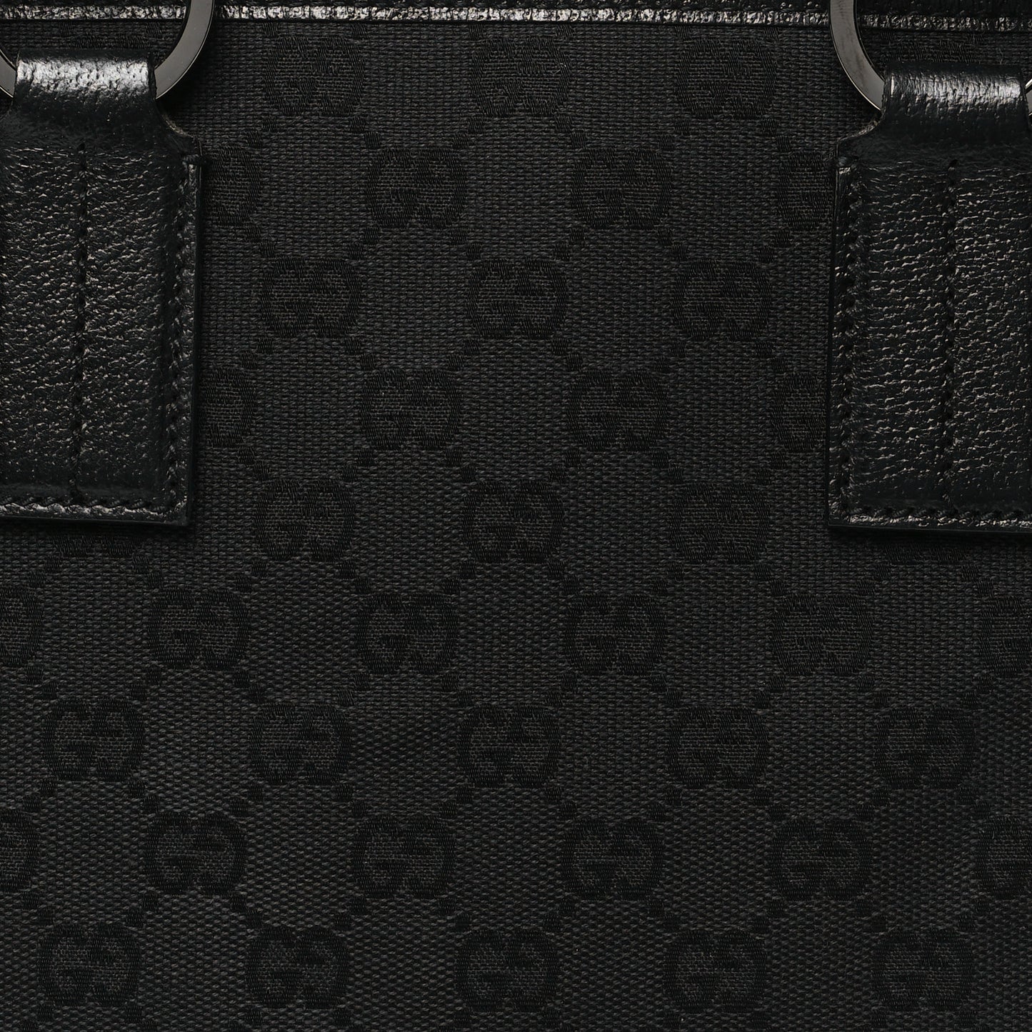 Monogram Medium Tote Black