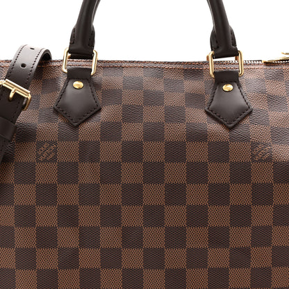 Louis Vuitton Damier Ebene Speedy Bandouliere 30 7 of 9