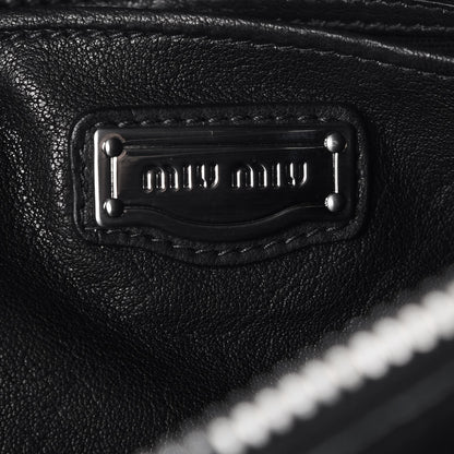 Miu Miu Nappa Monk Satchel Nero Black 6 of 7