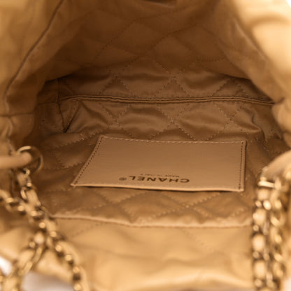 Chanel Shiny Calfskin Quilted Mini Chanel 22 Yellow 5 of 11
