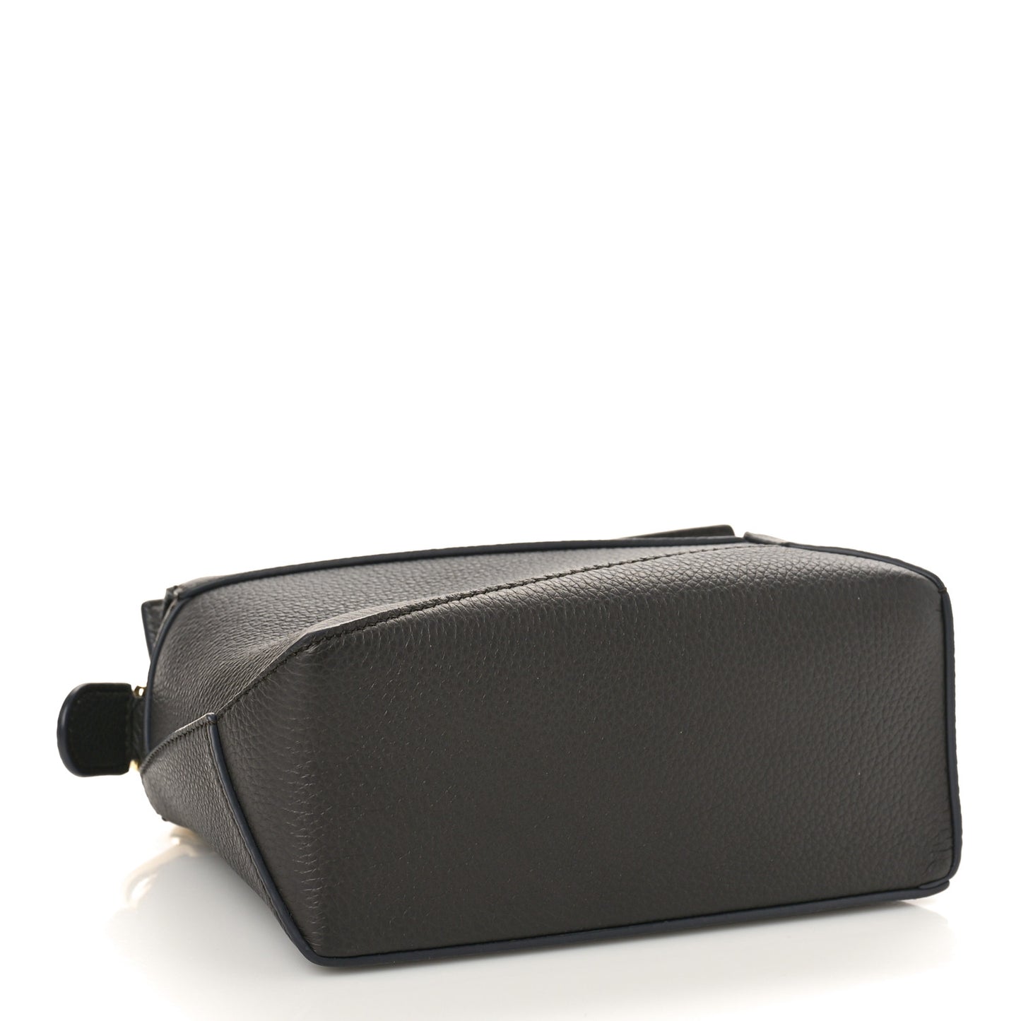 Calfskin Mini Puzzle Edge Bag Dark Grey