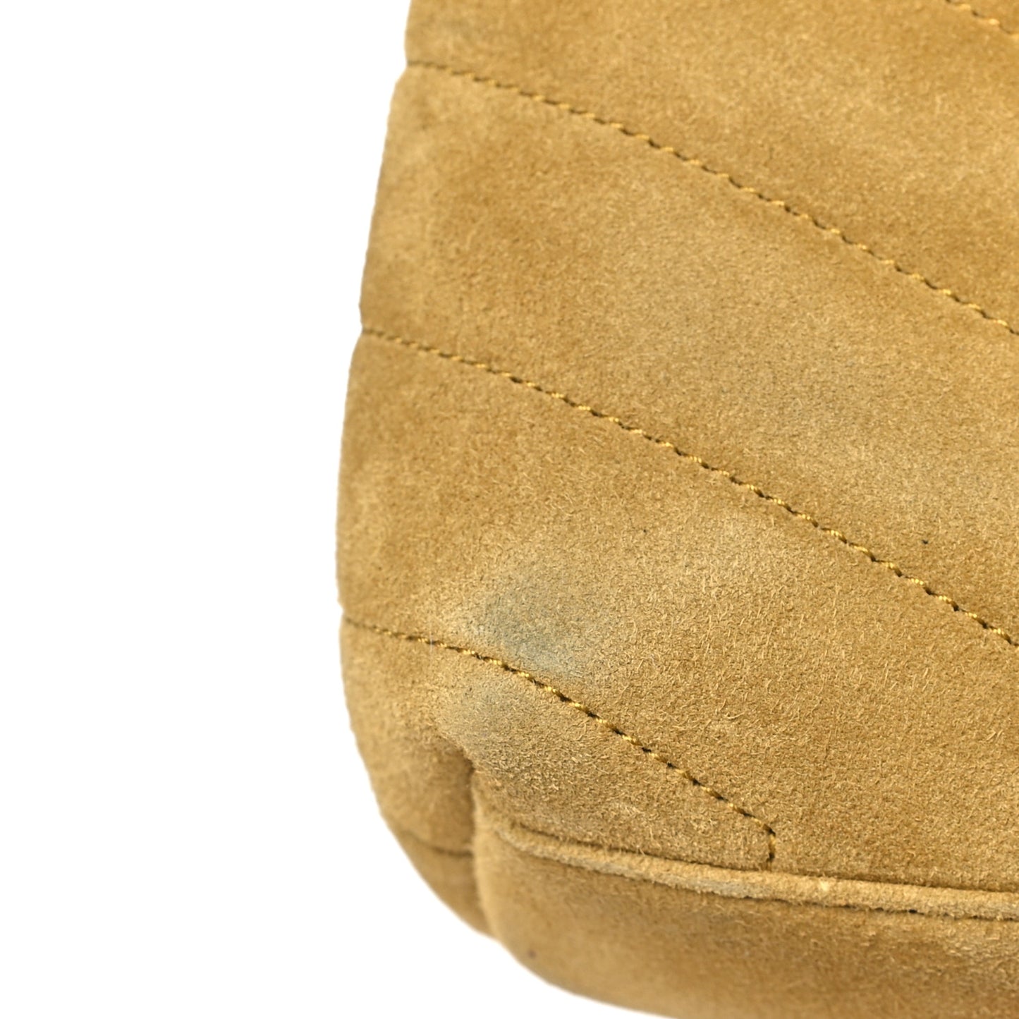 Suede Toy Loulou Shoulder Bag Chartreuse