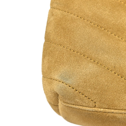 Saint Laurent Suede Toy Loulou Shoulder Bag Chartreuse 12 of 18
