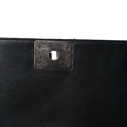 Chanel Lambskin Quilted Medium Boy Flap Black 13 of 16