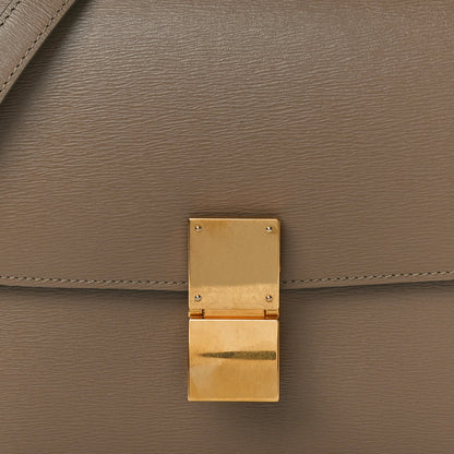 Celine Liege Calfskin Medium Classic Box Flap Bag Taupe 7 of 9