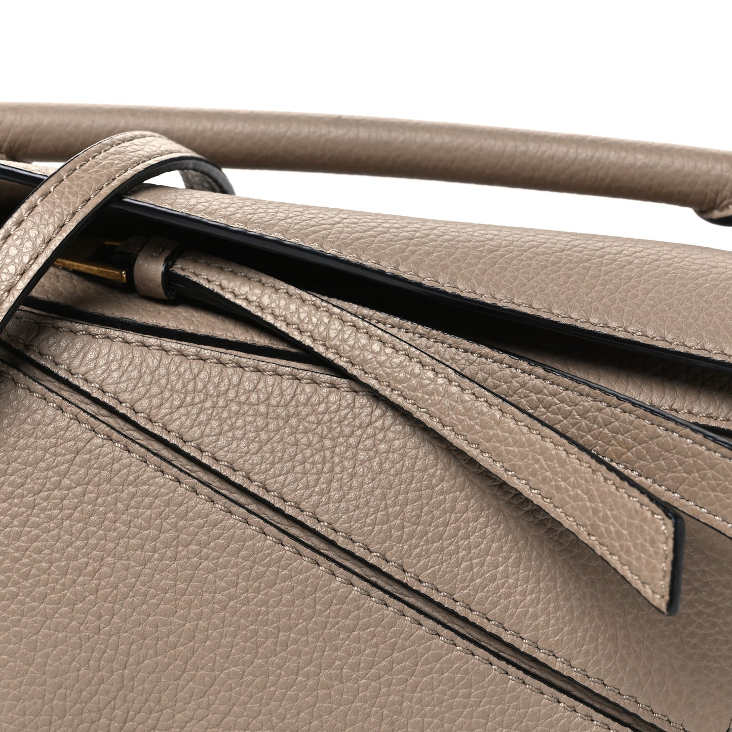 Calfskin Mini Puzzle Bag Sand