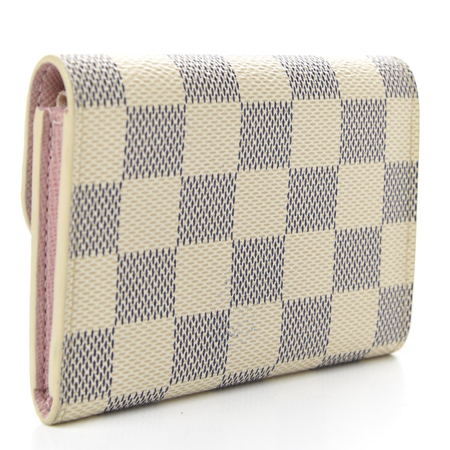 Louis Vuitton Damier Azur Rosalie Coin Purse Rose Ballerine 3 of 6
