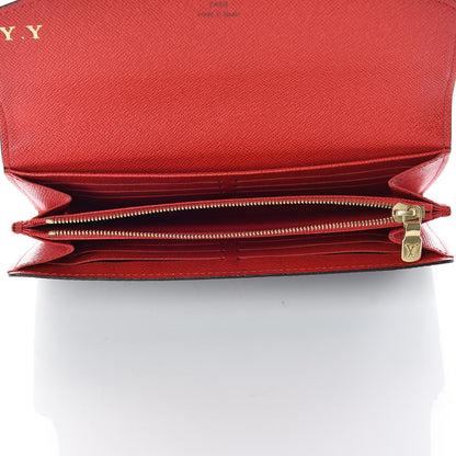 Louis Vuitton Monogram Sarah Wallet NM Coquelicot 5 of 11