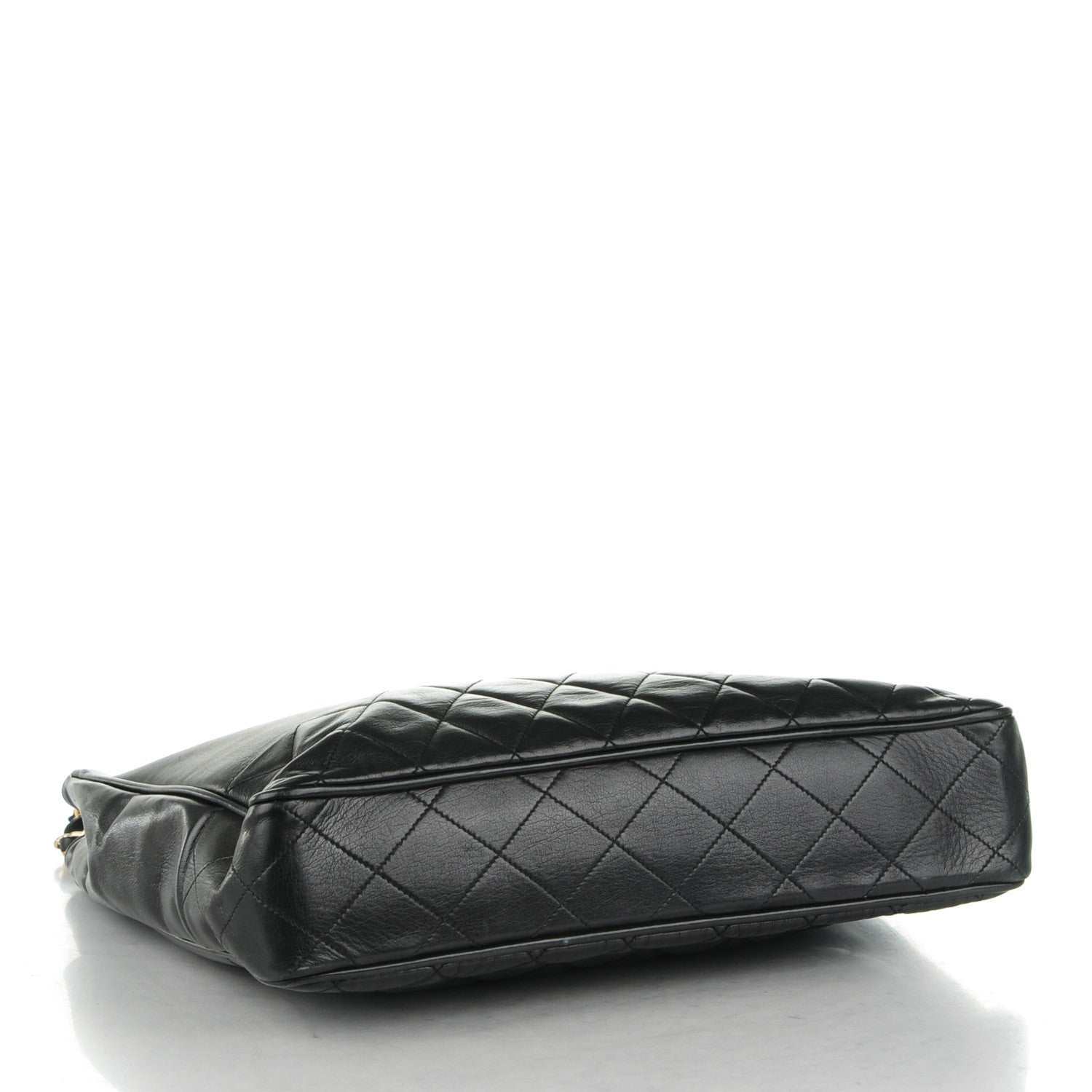 Chanel Lambskin Shopping Tote Black 4 of 8