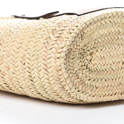 Loewe Raffia Basket Tote Bag Natural Tan 7 of 8