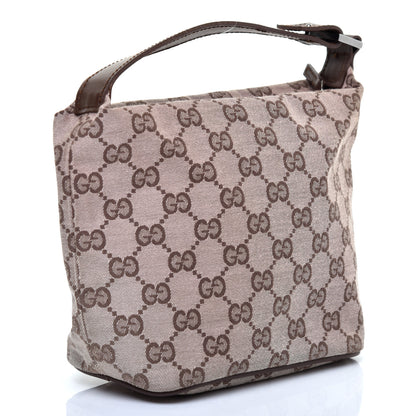 Gucci Monogram GG Pochette Shoulder Bag Brown 3 of 9
