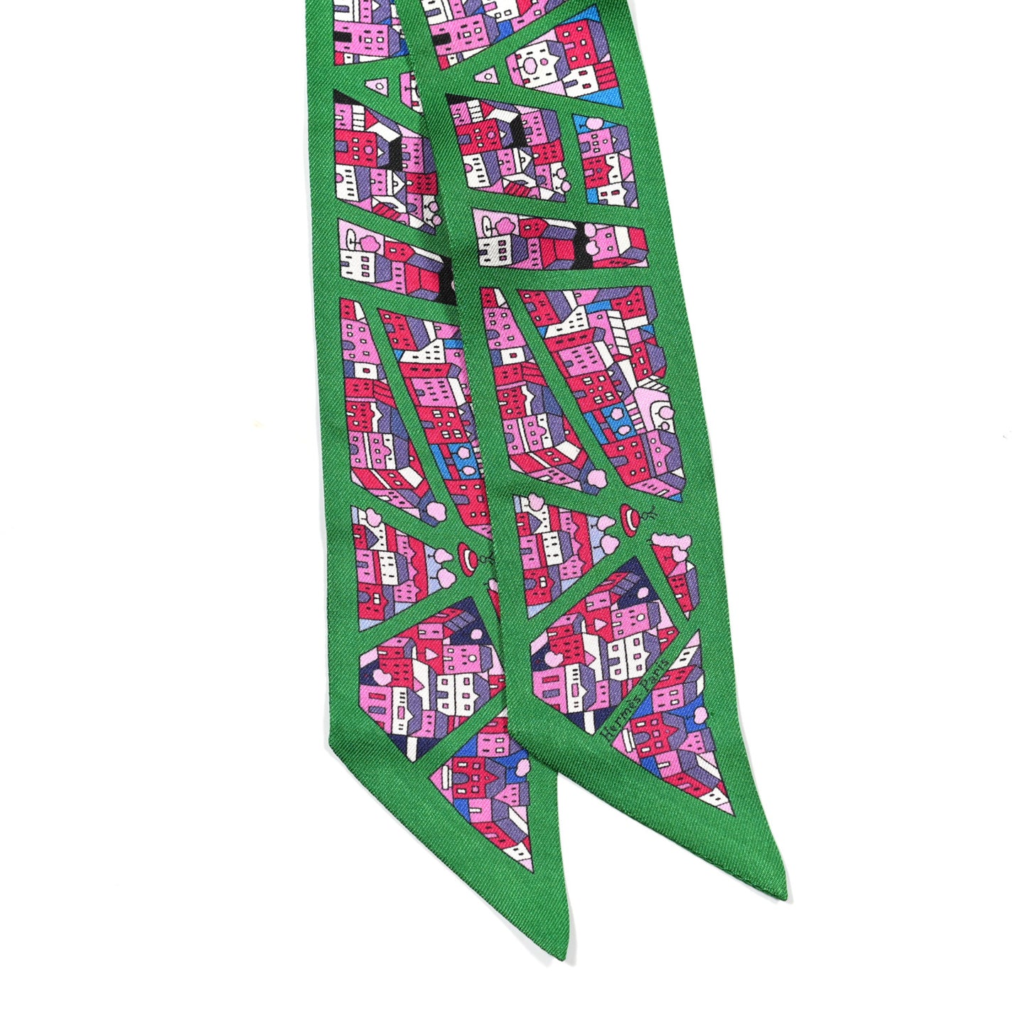 Silk Rive Droite Rive Gauche Twilly Vert Rose Bleu