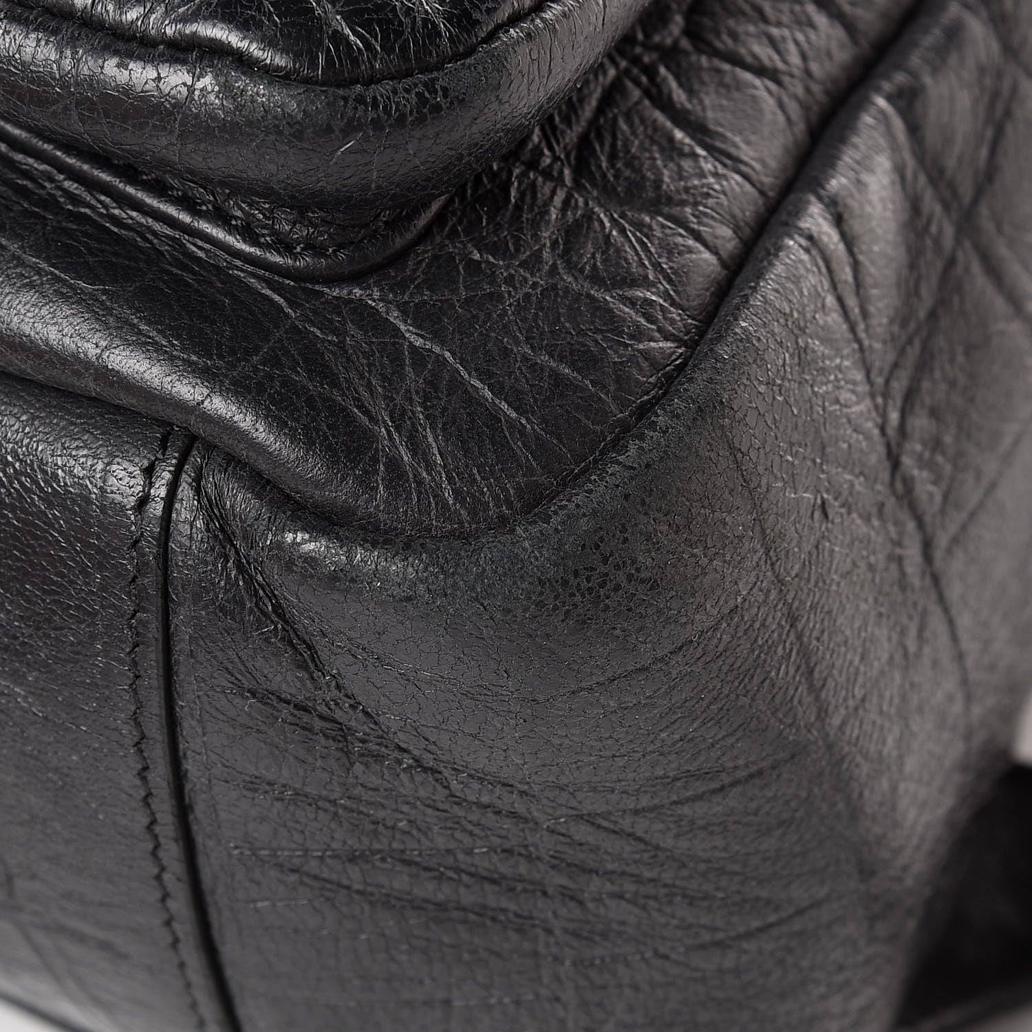 Saint Laurent Crocodile Embossed Lambskin Festival Backpack Black 11 of 15