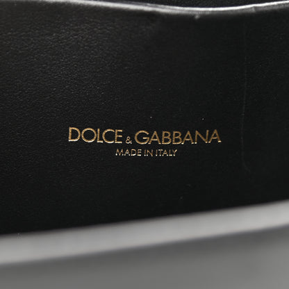 Dolce & Gabbana Smooth Calfskin Small Devotion Envelope Bag Black 7 of 9