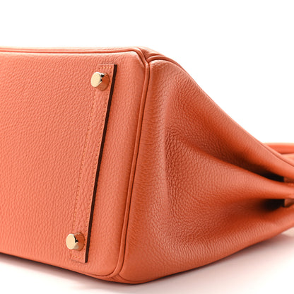 Hermes Togo Birkin 30 Orange 9 of 10