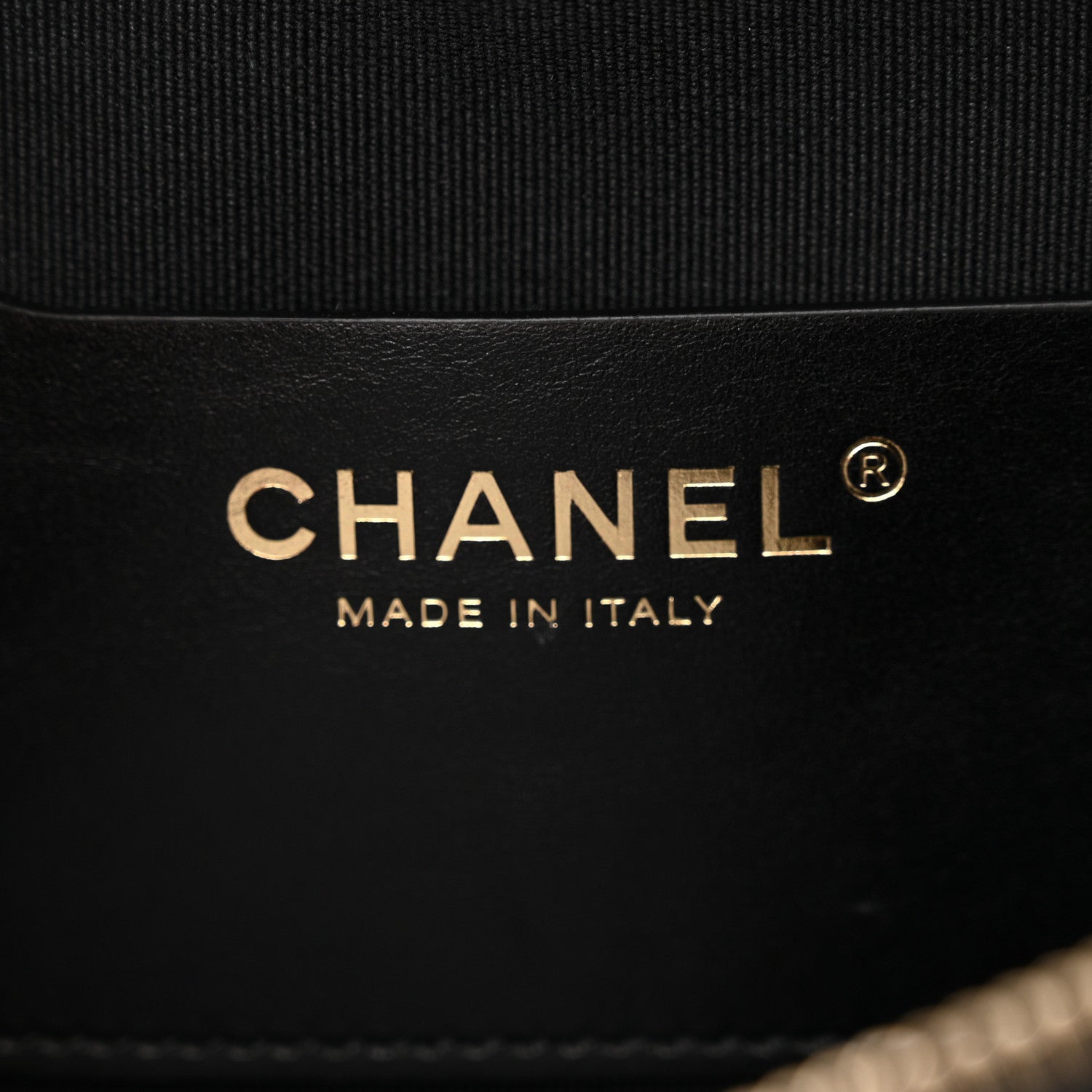 Chanel Shiny Aged Calfskin Quilted CC Pockets Jacket Waist Belt Bag Black 6 of 11