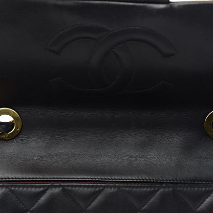 Chanel Lambskin Quilted XL Jumbo Single Flap Black 9 of 13