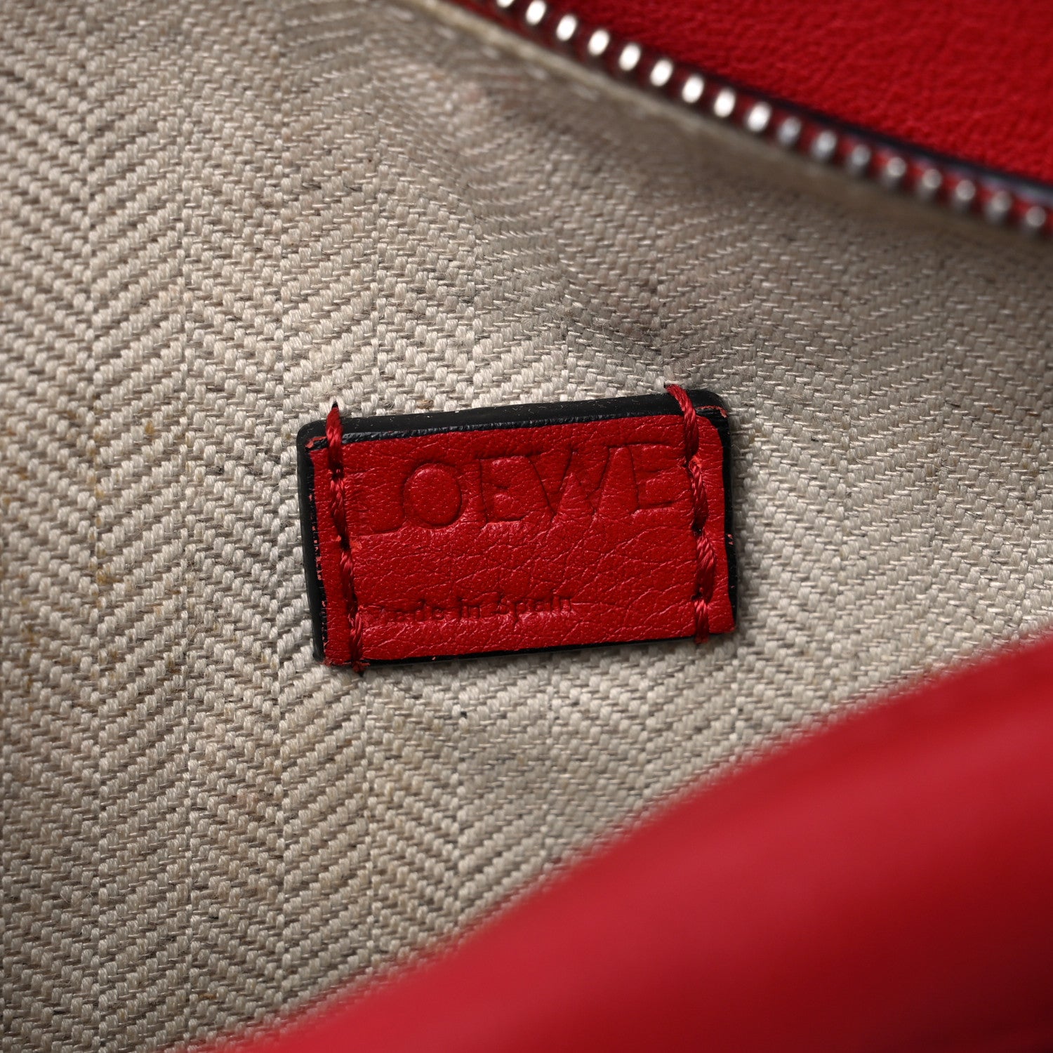 Loewe Calfskin Mini Puzzle Bag Pomodoro 6 of 10