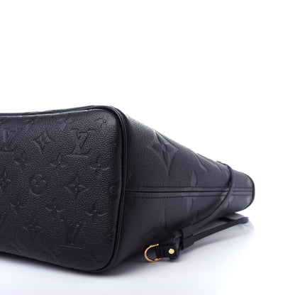 Louis Vuitton Empreinte Monogram Giant Neverfull MM Black 9 of 11
