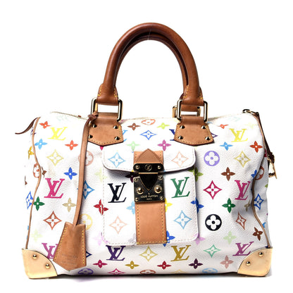 Louis Vuitton Monogram Multicolor Speedy 30 White 1 of 5