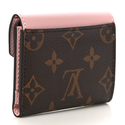 Louis Vuitton Monogram Zoe Wallet Rose Ballerine 3 of 10