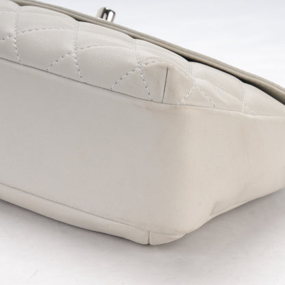 Chanel Lambskin Quilted CC Flap White 9 of 9