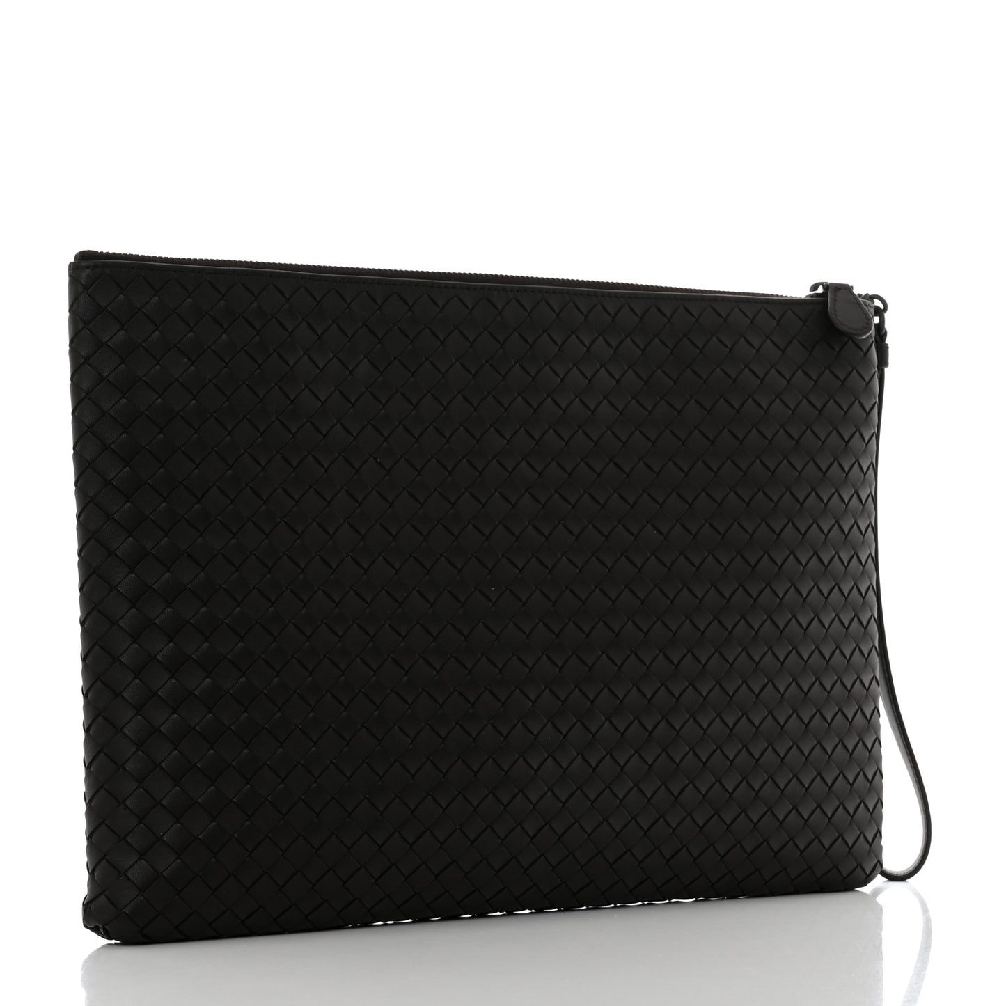 Nappa Intrecciato Large Zip Pouch