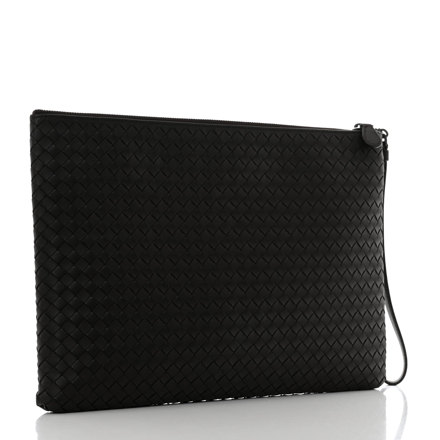 Bottega Veneta Nappa Intrecciato Large Zip Pouch 3 of 8