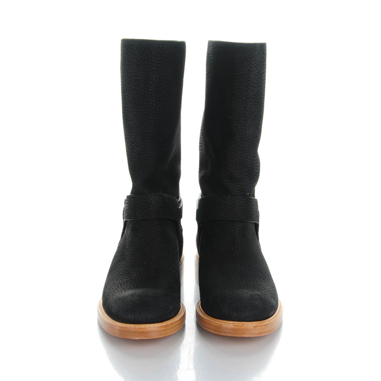 Nubuck Adventure Half Boots 39.5 Black