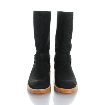 Louis Vuitton Nubuck Adventure Half Boots 39.5 Black 2 of 7