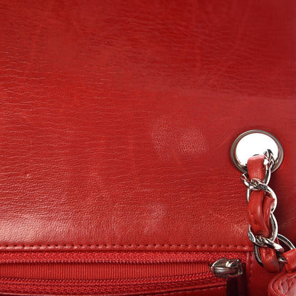 Chanel Lambskin Quilted Mini Square Flap Red 10 of 14