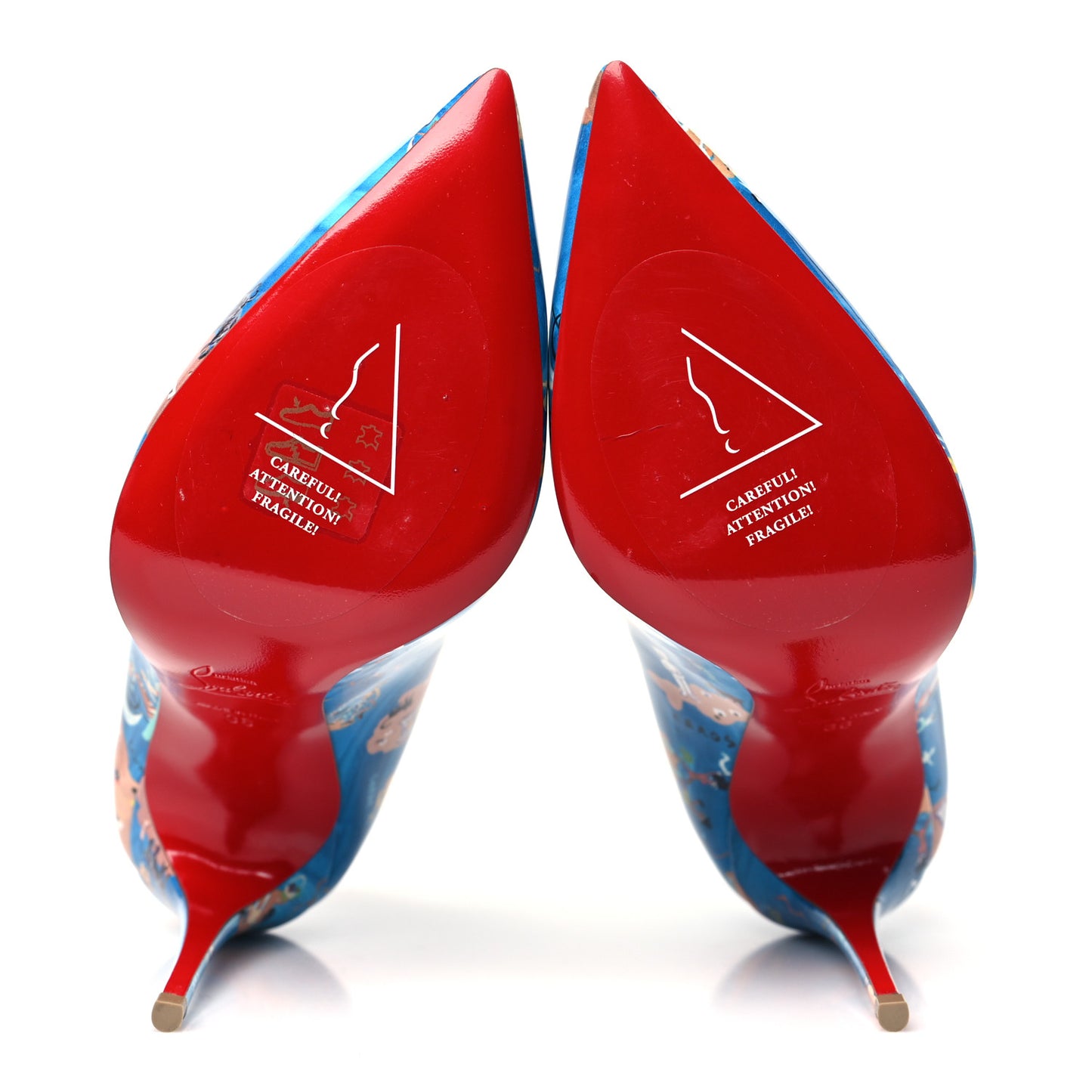 Patent Loubi Odyssey Hot Chick 100 Pumps 36 Multicolor
