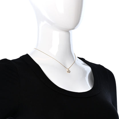 Van Cleef & Arpels 18K Yellow Gold Mother of Pearl Sweet Alhambra Butterfly Pendant Necklace 4 of 7