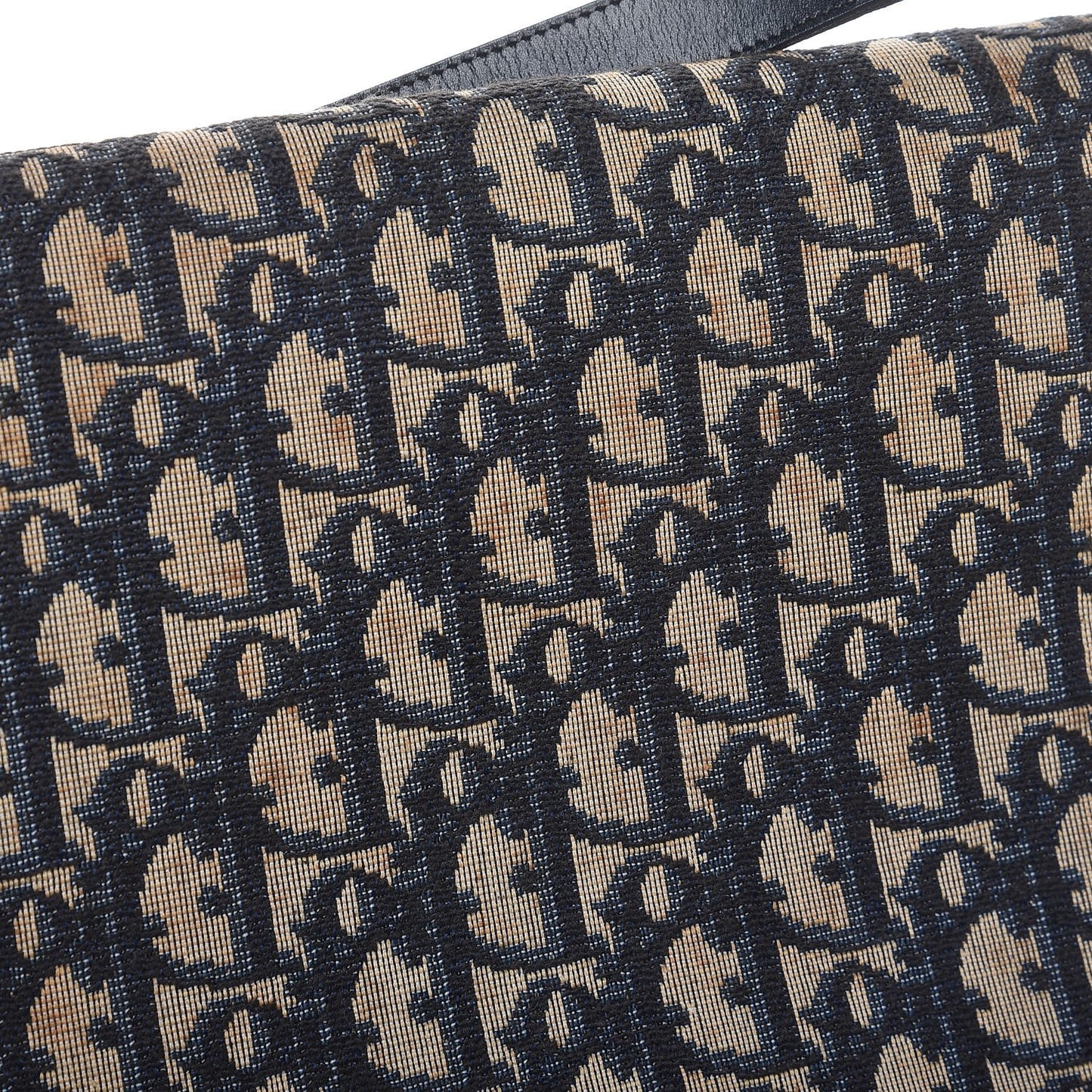 Monogram Shoulder Bag Navy Blue