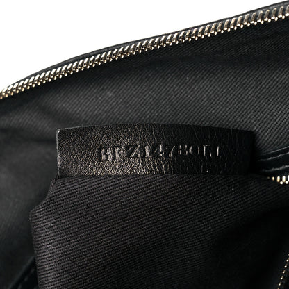 Valentino Garavani Vitello Large Rockstud Zip Wristlet Pouch Black 7 of 10