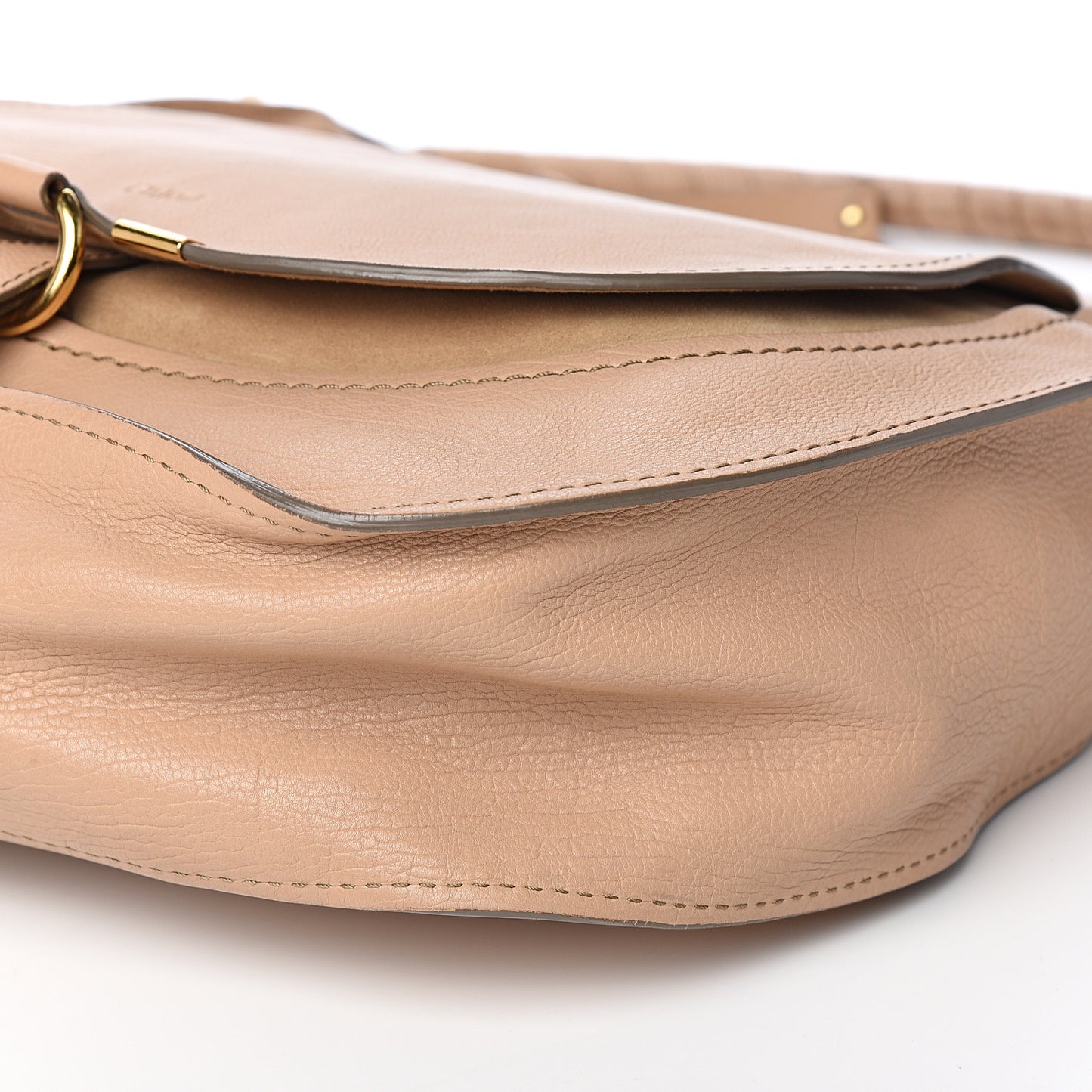 Calfskin Medium Marcie Nude Hobo Blondie Beige