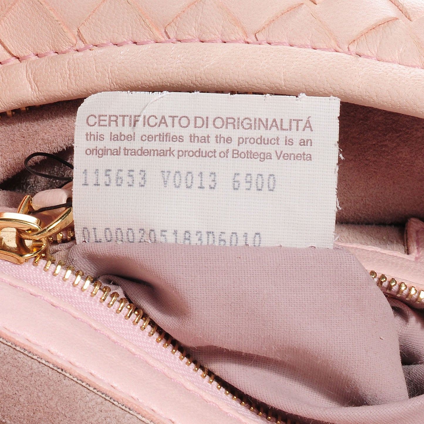 Nappa Intrecciato Medium Veneta Hobo Magnolia