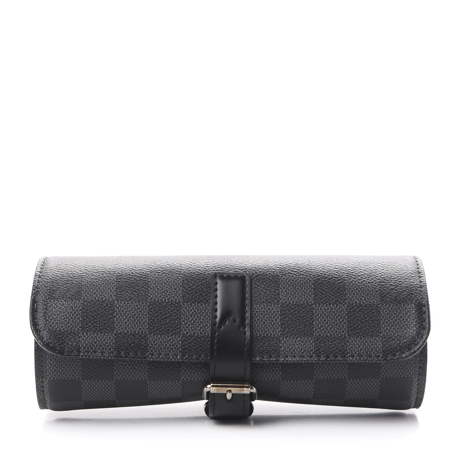 Louis Vuitton Damier Graphite 3 Watch Travel Case 1 of 8